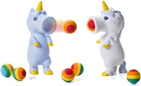 Squeeze Poppers Squeeze Popper Fusil à balles licorne, tire des balles de mousse 605168549080