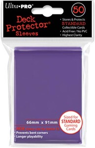 Ultra PRO Protecteurs de cartes Standard PRO-Gloss violet 50ct 074427826765