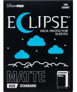 Ultra PRO Protecteurs de cartes Standard Eclipse PRO-Matte Aqua 105ct 074427166830