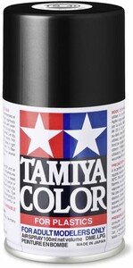 Tamiya Inc. Peinture aérosol ts-40 metallic black 4950344993826