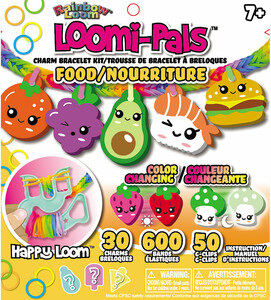 Rainbow Loom Élastiques à bracelet Ensemble Loomi-Pals bracelet à breloques - Nourriture 812317025610