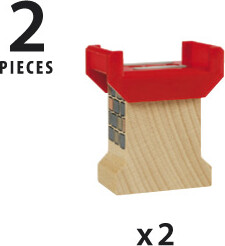 Brio Train Brio Train en bois Supports de pont 33254 7312350332544