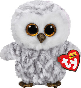 Ty Beanie boos - owlette - white owl (8") 008421372010