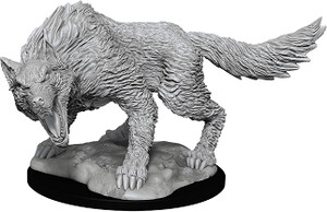 NECA/WizKids LLC Dnd unpainted minis wv11 winter wolf 634482900307