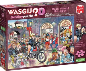 Jumbo Casse-tête 1000 Wasgij Retro Destiny #07 Rock arounf the clock 8710126000175