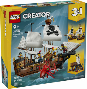 LEGO LEGO 31387 Le bateau pirate emblématique 673419421607