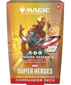 Wizards of the Coast MTG Marvel super heroes - commander collectors edition deck Avengers assemble MTG