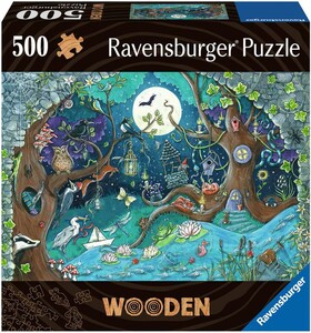 Ravensburger Casse-tête 500 Pieces en bois Forêt de la fantaisie 4005556175161