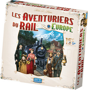 Days of Wonder Les aventuriers du rail (fr) Base Europe - 15e anniversaire 824968202333
