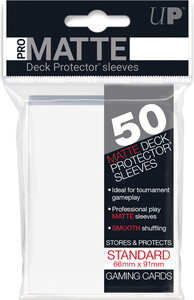 Ultra PRO Protecteurs de cartes mtg pro-matte blanc 66x91mm 50ct 074427826512