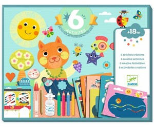 Djeco Coffret activité Le chat et ses amis (fr/en) 3070900092921