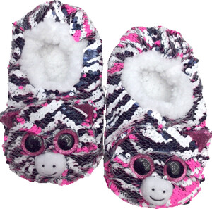 Ty pantouffle paillettes (sequin) - zoey large 008421955671