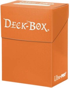 Ultra PRO Deck Box solid orange 074427824785