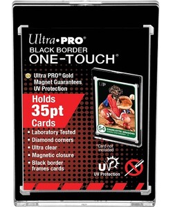 Ultra PRO Protecteurs de cartes One Touch - 35pt black border magnetic closure 074427855666