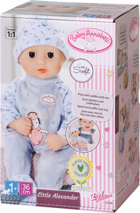 Zapf Creation Baby Annabell Little - Poupée Alexander 36 cm 4001167706473