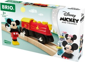 BRIO Brio Train en bois Disney Train à pile Mickey Mouse 32265 7312350322651