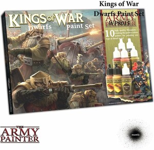 The Army Painter Warpaints Kings of War Dwarfs Paint Set 2580150111880