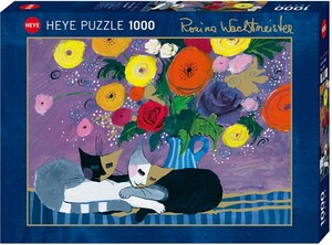 Heye Casse-tête 1000 Rosina Wachtmeister - Chats Dort Bien (Sleep Well) 4001689298180