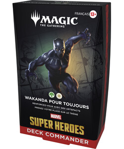 Wizards of the Coast MTG Marvel super heroes - commander deck Wakanda forever (francais) MTG