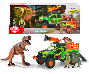 Dickie Toys Chasseur de dinosaures Sons et lumières 28 cm 1:24 4006333080883
