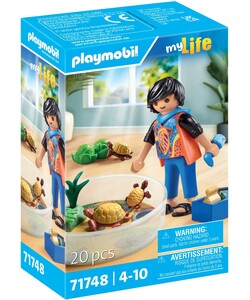Playmobil Playmobil 71748 Garcon avec famille de tortues avec terrarium 4008789717481