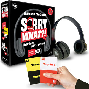 Kid collection Jeu Sorry What?! - Édition Québec (fr/en) 629270810500