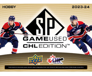 Upper Deck SP CHL Game used Hockey Hobby Booster 23/24 