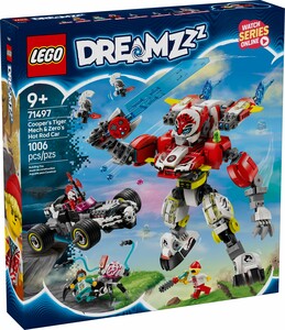 LEGO LEGO 71497 Robot-tigre de Cooper et bolide de Zero 673419403344