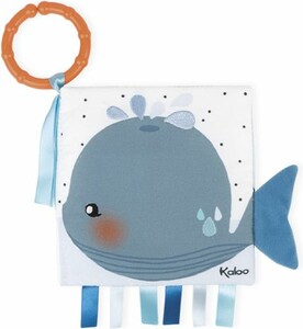 Kaloo Kaloo Livre d'éveil Baleine 14x14cm 4895029627859