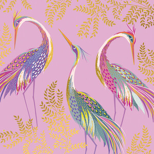 THE ART FILE Carte de fête oiseaux sans texte 5035268435054
