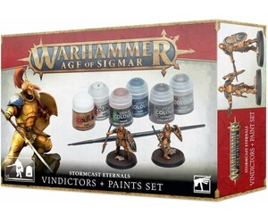 games workshop ltd Warhammer Aqge of Sigmar - Vindisctors paint set 5011921191956