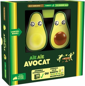 Exploding Kittens Aie Aie Avocat (FR) 810083042541