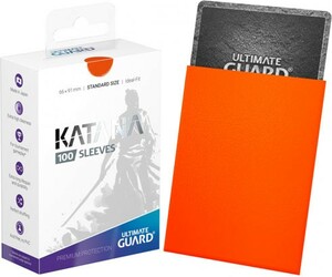 ultimate guard Protecteurs de cartes Standard Katana standard orange 66x91mm 100ct 4056133011679