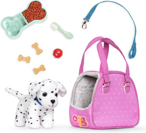 Poupées Our Generation Chiot en peluche et accessoires OG - 15 cm Dalmatien 062243447592