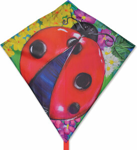 Premier Kites Cerf-volant monocorde Diamant 25'' Coccinelle 630104152291