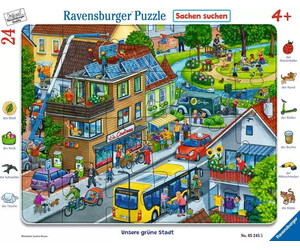 Ravensburger casse-tête Casse-tête 24 Carton encadré - Our Green City 4005556052455