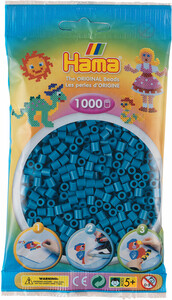 Hama Hama Midi 1000 perles bleu pétrole 207-83 028178207830