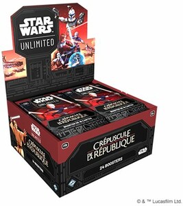 Fantasy Flight Games Star Wars: Unlimited: Twilight of the Republic - Booster Box (fr) 841333128203