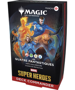 Wizards of the Coast MTG Marvel super heroes - commander deck Fantastic four (francais) MTG