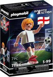 Playmobil Playmobil 71126 Joueur de soccer - Anglais 4008789711267