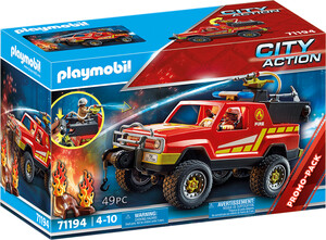 Playmobil Playmobil 71194 Pick up et pompier 4008789711946