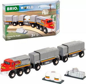 Brio Train Brio Train en bois Locomotive du monde - Train Santa Fe US 7312350360899