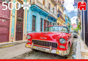 Jumbo Casse-tête 500 La Havane et voiture ancienne rouge, Cuba 8710126188033