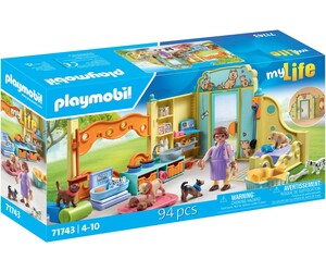 Playmobil Playmobil 71743 Centre de soin canin avec chiens et soigneur 4008789717436
