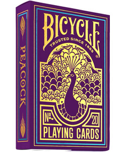 Bicycle Cartes à jouer - purple peacock 073854096888