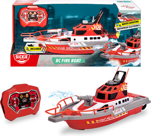 Dickie Toys dickie - téléguidé bateau de sauvetage pompier 38 cm 4006333074714