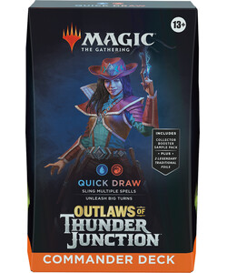 Wizards of the Coast MTG Outlaws of Thunder Junction - Commander Deck - Quick Draw *