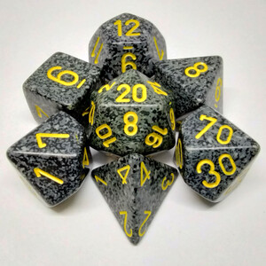 Chessex Dés d&d 7pc picotés "Urban Camo" (d4, d6, d8, 2 x d10, d12, d20) 601982021115