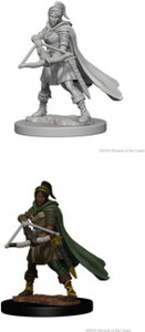 NECA/WizKids LLC Dnd unpainted minis wv1 female human ranger 634482726365