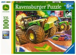 Ravensburger Casse-tête 100 XXL John Deere grandes roues 4005556129836